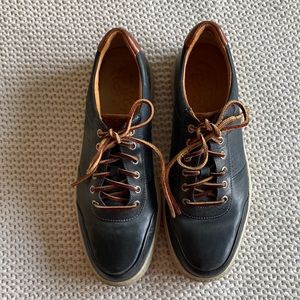 Sperry Navy Sport Casual Leather Sneaker - Sz 10 M